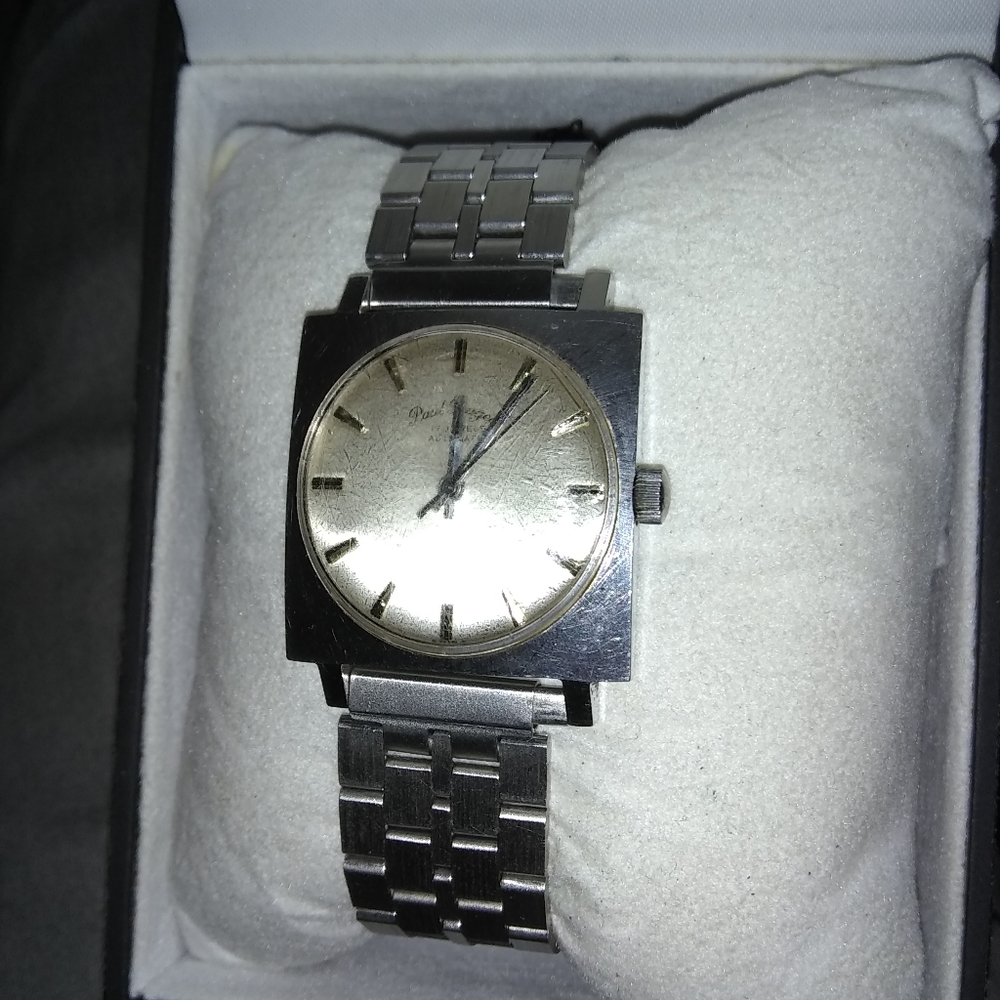 Vintage Automatic Paul Peugeot Square Dial Watch